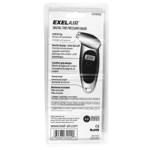 EXELAIR® by Milton® Digital Tire Gauge, LED Light Tip, 5-100 PSI (EX99900) - view 3