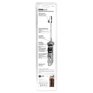EXELAIR® by Milton® Digital Tire Pressure Gauge w/ Extended 360 Swivel Dual Head Air Chuck, 5-100 PSI - view 2