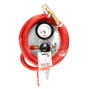 HD Truck Inflator Gauge, 7 ft. Rubber Air Hose, Easy On Grip, 10 – 160 PSI - view 2