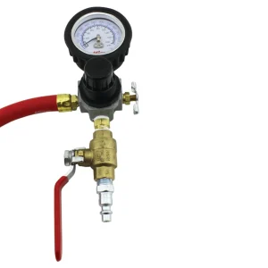 HD Truck Inflator Gauge, 7 ft. Rubber Air Hose, Easy On Grip, 10 – 160 PSI - view 4