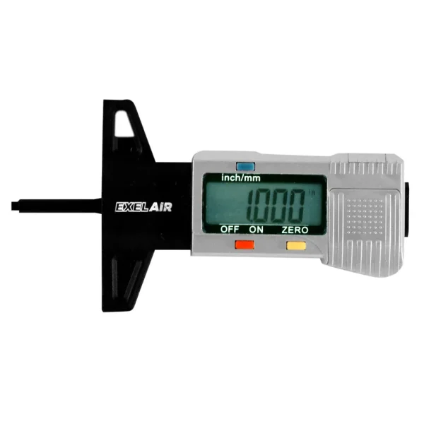 EXELAIR® Digital Tire Tread Depth Gauge (0 to 1″ Range)