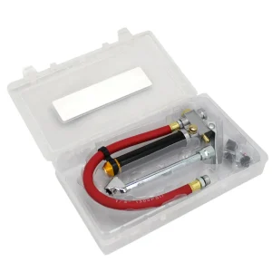 EXELAIR® Analog Bayonet Tire Inflator Gauge Kit – 13″ Air Hose, Dual-Foot Chuck, and Tire Valve Acce - view 3