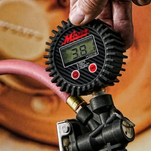 Pro Digital Tire Inflator/Pressure Pistol Grip Gauge – Ball Foot Air Chuck w/Clip, 36″ Hose - view 2