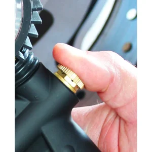 Pro Analog Tire Inflator/Pressure Pistol Grip Gauge, Classic Dual Head Chuck, 15″ Hose - view 3