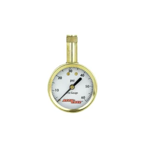 ACCU-GAGE® by Milton® Dial Tire Pressure Gauge with Straight Air Chuck – ANSI Certified for Motorcycle/Car/Truck Tire...