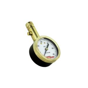 ACCU-GAGE® by Milton® Dial Tire Pressure Gauge with Straight Air Chuck – ANSI Certified for Motorcyc - view 2