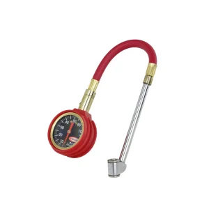 ACCU-GAGE® by Milton® Dial Tire Pressure Gauge with Dual Foot Air Chuck and 11 in. Rubber Hose – ANS - view 3