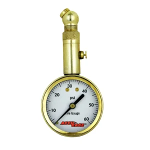 ACCU-GAGE® by Milton® Dial Tire Pressure Gauge with Swivel Angle Air Chuck – ANSI Certified for Motorcycle/Car/Truck ...