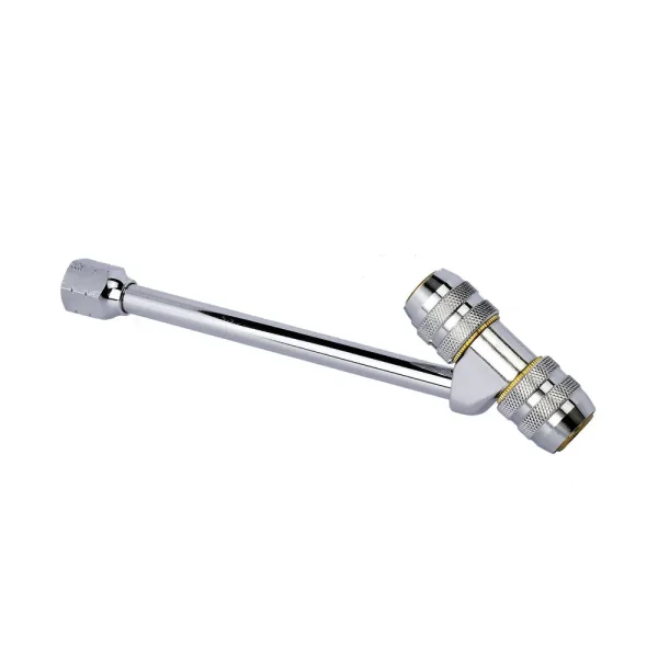 550-1S Straight Dual Head Lock-On Truck Air Chuck Extension