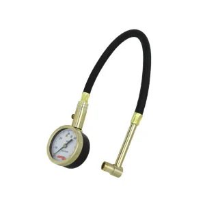 ACCU-GAGE® by Milton® Dial Tire Pressure Gauge w/ Right Angle Air Chuck and 11″ Braided Hose – ANSI  - view 3