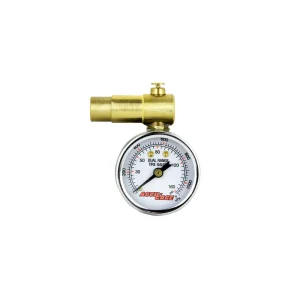 ACCU-GAGE® by Milton® Shrader Valve Bike Tire Pressure Gauge with Bleed Valve, for 0-160 PSI – ANSI Certified