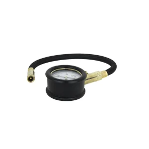 ACCU-GAGE® by Milton® Dial Tire Pressure Gauge w/ Straight Air Chuck and 11″ Braided Hose, ANSI Cert - view 2