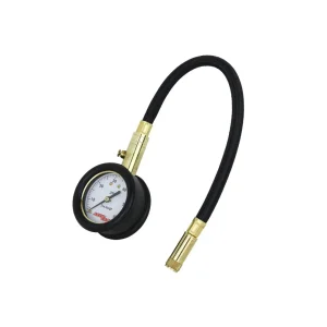 ACCU-GAGE® by Milton® Dial Tire Pressure Gauge w/ Straight Air Chuck and 11″ Braided Hose, ANSI Cert - view 3