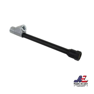 Dual Foot Straight Lock-On Chuck Matte Black Poly Finish, 1/4″ FNPT