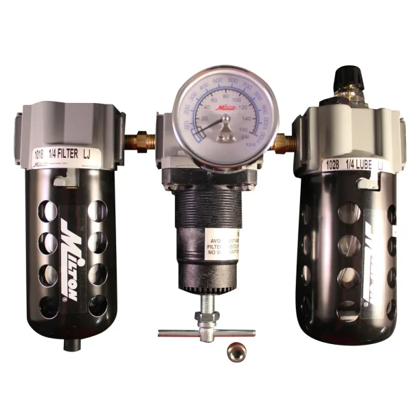 1/4″ NPT Deluxe Polycarbonate FRL Trio