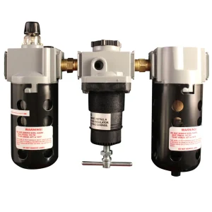 3/8″ NPT Deluxe Polycarbonate FRL Trio