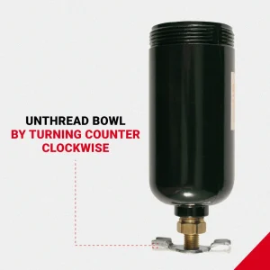 Metal Mini Filter and Lubricator Replacement Bowl - view 3