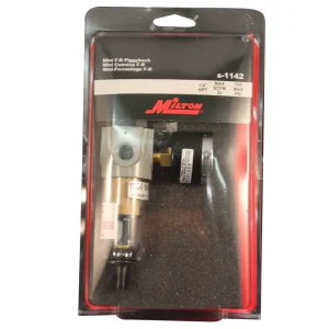 1/4″ NPT Polycarbonate Mini Piggyback FR Duo Filter-Reducer with Gauge - view 2