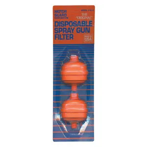 MOTOR GUARD MOTD122 D-12 Disposable Spray Gun Filters, 2-Pack