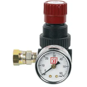 READING TECHNOLOGIES, INC. RTCMR-1 Mini Regulator With 0-60 Gauge