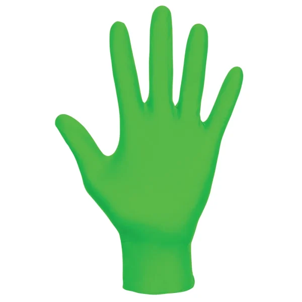 SAS SAFETY SAS66551 Raven Derma-Vue Powder-Free Nitrile Examination Gloves, Medium