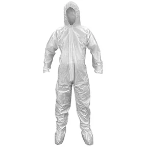 SAS SAFETY SAS6975 Breathable SMS Hooded and Booted Coveralls, 2X Large