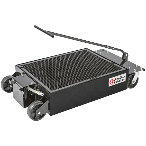 JOHNDOW JDILP5 25 Gallon Low Profile Portable Oil Drain with Electric Evacuation Pump