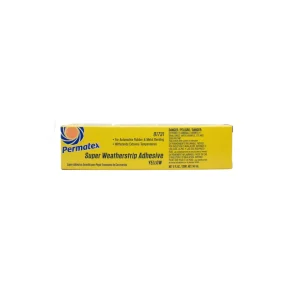 Permatex Super Weatherstrip Adhesive, Superior Rubber and Metal Adhesive, 5 Oz (81731)