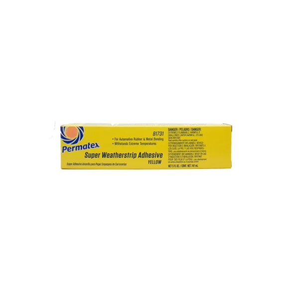 Permatex Super Weatherstrip Adhesive, Superior Rubber and Metal Adhesive, 5 Oz (81731)