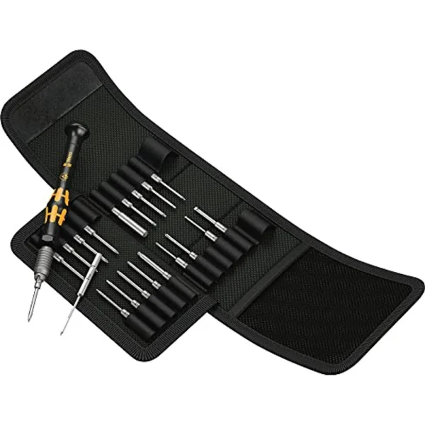 Wera 05135973001 Kraftform Kompakt 1/4″ Micro ESD Torx Screwdriver Bit Set 21 Pc