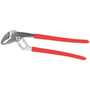 K Tool 54012 Groove Joint Pliers, 12″ Long, Chrome Finish, with Vinyl Grips