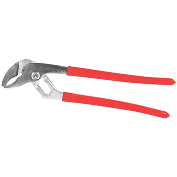 K Tool 54012 Groove Joint Pliers, 12″ Long, Chrome Finish, with Vinyl Grips