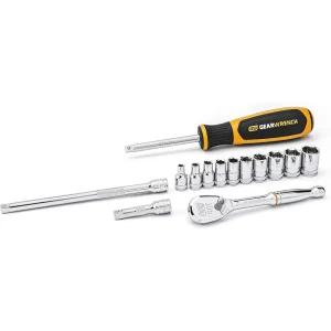 Gearwrench 80326 14 piece 1/4″ Drive Metric Socket Set