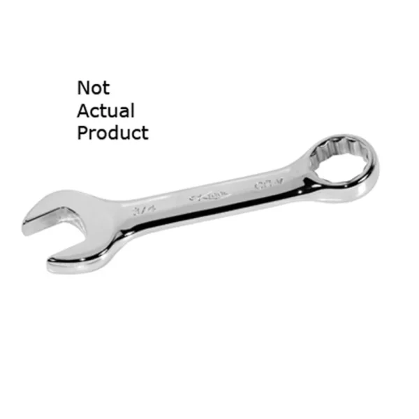 K Tool 41214 Combination Wrench, Short, 7/16″, 12 Point, High Polish