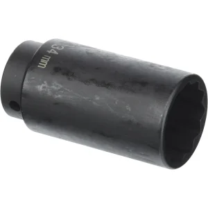 Grey Pneumatic 1/2″ Drive x 34mm Deep – 12 Point Socket (2134MD)