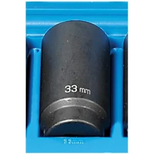 Grey Pneumatic 1/2″ Drive x 33mm Deep – 12 Point Socket (2133MD)