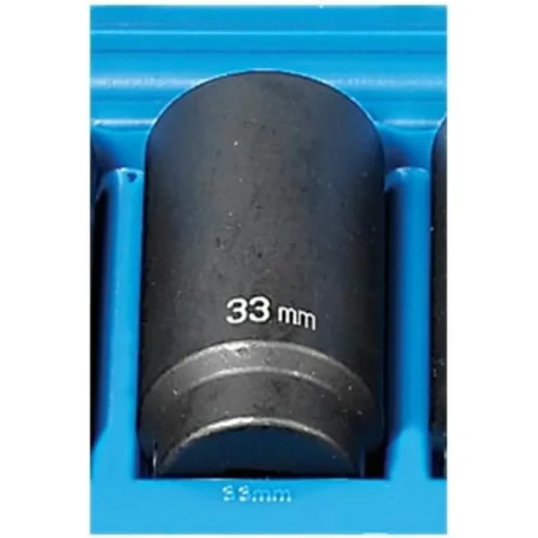 Grey Pneumatic 1/2″ Drive x 33mm Deep – 12 Point Socket (2133MD)