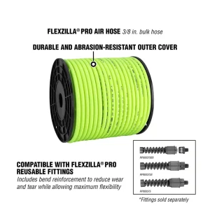 Flexzilla Legacy Bulk Air Hose, 3/8″ x 250′, Hybrid Polymer (HFZ38250YW) - view 2