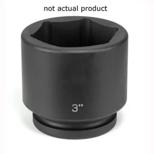 Grey Pneumatic 1″ Drive x 3-1/8″ Standard Socket (4100R)