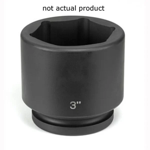 Grey Pneumatic 1″ Drive x 3-1/8″ Standard Socket (4100R)