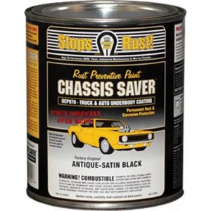 Magnet Paint Satin Black Chassis Saver Paint, 1 Quart (UCP970-04)