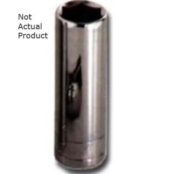 K Tool 28224 Chrome Socket, 1/2″ Drive, 24mm, 6 Point, Deep