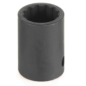 Grey Pneumatic 1/2″ Drive x 23mm Standard – 12 Point Socket (2123M)