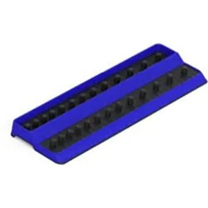 Mechanics Time Saver PSH25S-BLU 1/4″ Peg Socket Holder, Sae, Blue