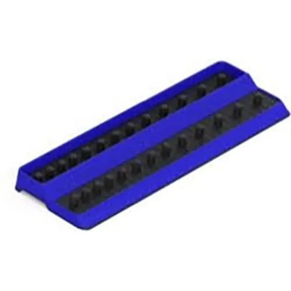 Mechanics Time Saver PSH25S-BLU 1/4″ Peg Socket Holder, Sae, Blue