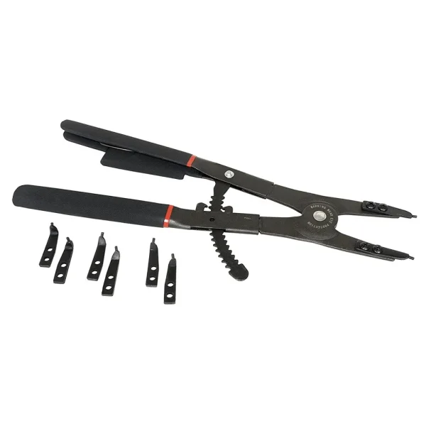 Lisle 1-pack External Snap Ring Ratcheting Pliers (67980)