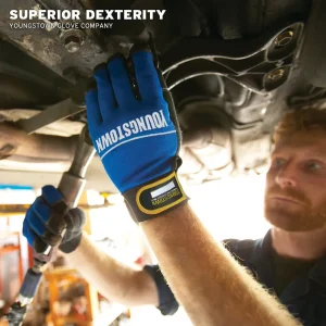 Youngstown Glove 06-3020-60-S Mechanics Plus Performance Glove Small, Blue - view 3