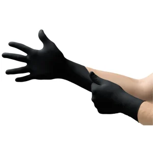 Microflex MK296M-10 (Medium) Midknight Black Nitrile Gloves – (CASE OF 10 BOXES, 100 GLOVES PER BOX) - view 3