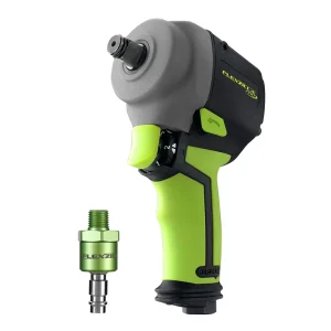 Flexzilla AT1475FZ Pro Mini Impact Wrench 1/2″ Drive, High Flow Ball Swivel Plug