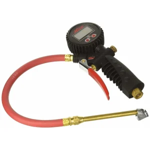 Milton S576D Pro Digital Tire Inflator/Pressure Pistol Grip Gauge, 15″ Hose